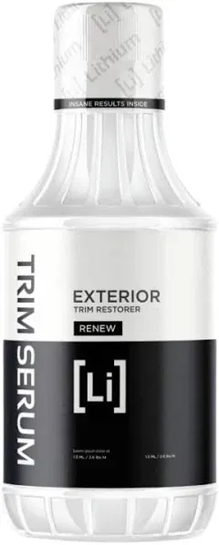 Trim Serum- Plastic Restorer- Restores Even the Most Damaged Plastic, Rubber and