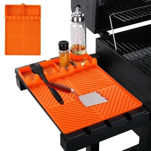 Silicone Grill Mat Compatible with Blackstone Griddle Mat Barbeque Tools16x11.5&#034;