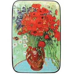 FIG DESIGN GROUP Women's Van Gogh Poppy Vase RFID Wallet