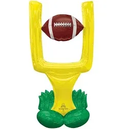 51&quot; Football Goal Post Column Foil Balloon, huge, big, giant decoration, any occasion, free and FAST SHIP