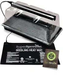 Super Sprouter Premium Heated Propagation Kit w/ T5 Light