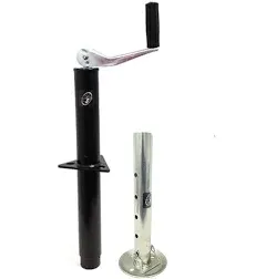 Southwest Wheel 5,000 lbs top Wind A-Frame Trailer Jack w/Zinc Adjustable Drop Leg