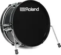 Roland KD-180L-BK Electronic 18&#034; Bass Kick Drum Trigger Pad V-Drums From JPN New