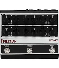 Friedman IR-D Dual Tube Preamp and DI Pedal