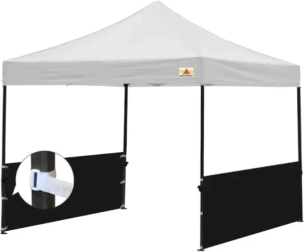 ABCCANOPY Half Walls for Pop Up Canopy Tent, 2 Packs, Black