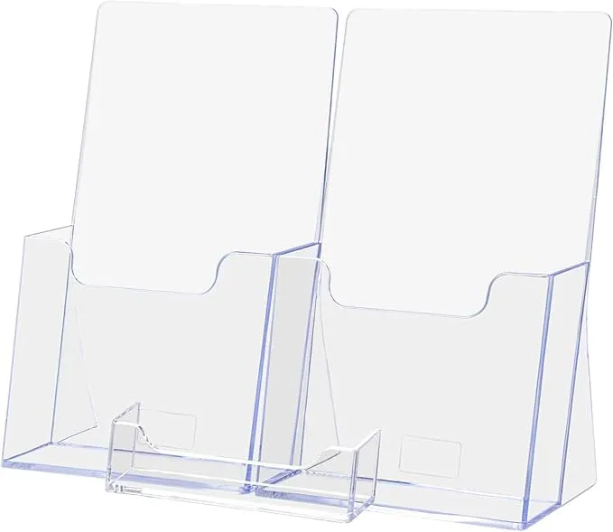 Marketing Holders Double Tri Fold Holder