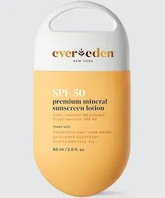 Ever Eden Sunscreen SPF 50 Premium Mineral Sunscreen Lotion EXP 05/25