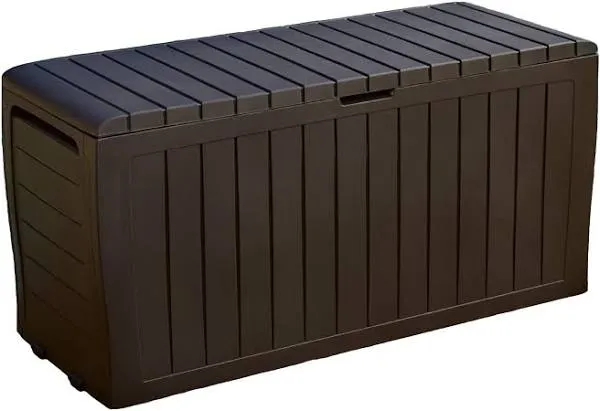 Marvel Plus 71 Gallon Resin Deck Box-Organizati<wbr/>on and Storage for Patio Furni...