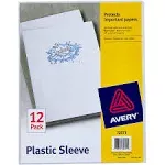 Avery Clear Plastic Sleeves