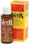 Vet RX Sneezing Cold Cough and Allergies for Cat Kitten Yellow 2 fl oz