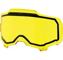 100% Armega Injected Dual Pane Vented Yellow Lens 59052-00003