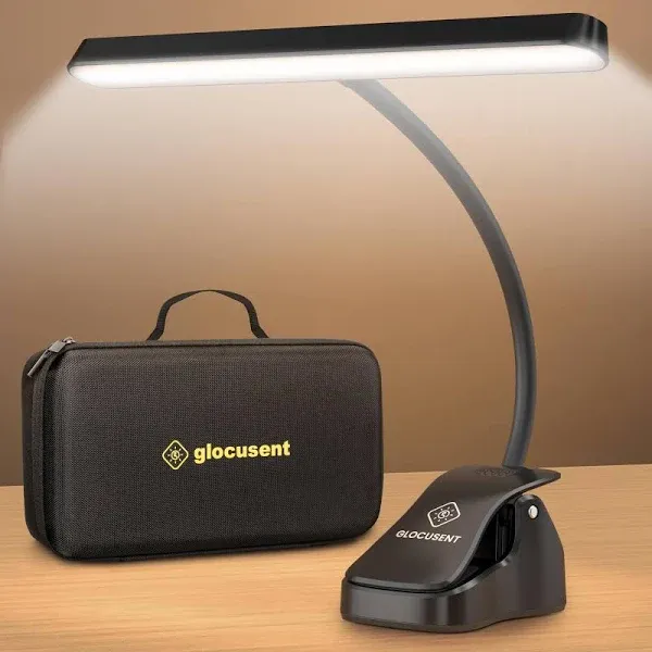 Glocusent 57 LED Super Bright Music Stand Light, Eye Caring Clip-On Piano Light,