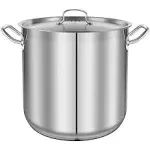 NutriChef Stainless Steel Cookware Stockpot