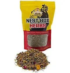 Chicken Nest Box Herbs for Hens, Organic, Non-GMO 6 oz