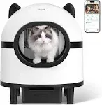 Amztoy Self Cleaning Cat Litter Box, Large Automatic Cat Litter Box