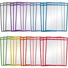 Better Office Products Dry Erase Pocket Sleeves