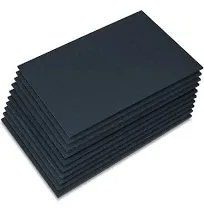 Union Premium Black Foam Board 16 x20 x3/16&#034; 10-Pack : Matte Finish High-Dens...