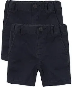 Baby And Toddler Boys Uniform Chino Shorts 2-Pack - Multi