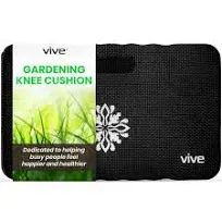 Vive Extra Thick Kneeling Pad for Gardening - Firm Waterproof Knee Mat for Work, Cleaning, Bathing Baby, or Hard Wood Floors - Foam Kneeler for Yoga, Exercise - Great Garden Supplies & Accessories