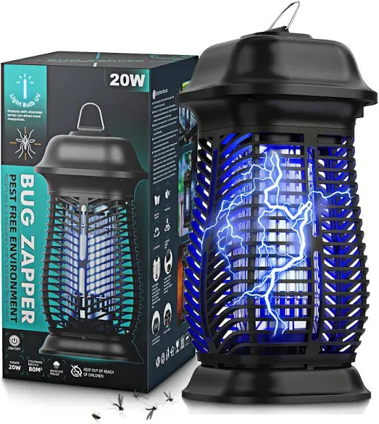 Electric Fly Bug Zapper Mosquito Insect Killer 20W Light Trap Pest Control Lamp