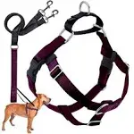 Burgundy Freedom No-Pull Dog Harness - 1″ Medium (24″-28″) / Training Leash - Hot Dog Collars