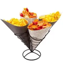 3.5 Inch X 6.75 Inch Food Cone Display, 1 Holds 4 Cones Cone Holder Stand - Sp