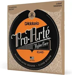 D&#039;Addario EJ43 Pro-Arte Nylon, Light Tension Classical Guitar Strings