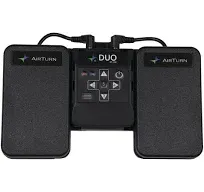 AirTurn DUO500 Silent Bluetooth Pedal Page Turner Teleprompt Live Stream App ...