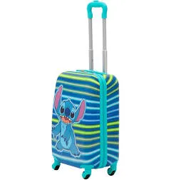 Disney Ful Stitch Neon All Over Print Kids Luggage