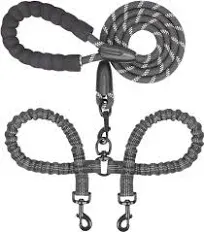 Dual Dog Leash, Double Dog Leash, 360 Swivel No Tangle Walking Leash