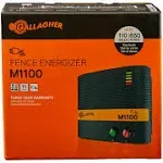 Gallagher M1100 Electric Fence Charger - Powers Up to 110 Miles / 650 Acres of Clean Fence - 11.0 Joules, 110 Volt AC Energizer, Added Power Reserve - Unbeatable Reliability - Easy Installation