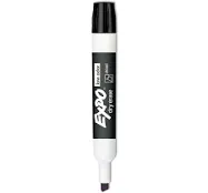 Dry Erase Marker, White Board Marker, Low Odor Dry Erase Marker, BLACK, Chisel Tip - 4 Markers