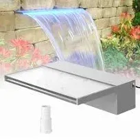  Pool Fountain Spillway 11.8x3.2x8.1 Inches, Fountain Spilway Blue Strip 11.8&#034;