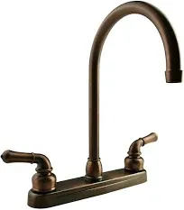 Dura Faucet DF-PK330HC-ORB J-Spout RV Kitchen Faucet - Oil Rubbed Bronze