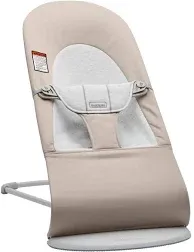 BabyBjorn Balance Soft Bouncer - Beige/Gray Jersey Cotton