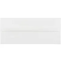 #10 Square Flap Envelopes (4 1/8 x 9 1/2) - Natural Laid 24lb