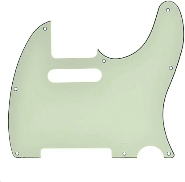 PG-0562 8-hole Pickguard for Telecaster®<br>Mint Green 3-ply (MG/B/MG) .090, Standard