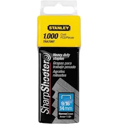 Stanley TRA709T Heavy-Duty Staples, 9/16 in