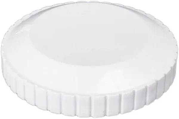 25552-020-300 Threaded Cap, Flow Outlet, White