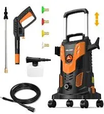 (2023 New) Rock&Rocker Upgraded 1750Psi Pressure Washer, 2.5Gpm Portable