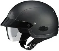 HJC Unisex Adult is-Cruiser Matte Black Half Helmet 0824-0135-07