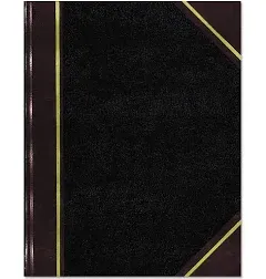 National Texhide Series Record Book, Black, 10&#034; x 8&#034;, 300 Numbered Pages (562...