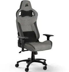 Corsair T3 Rush Gaming Chair (Fabric Grey/White)