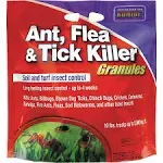 Bonide Ant, Flea & Tick Killer Granules, 10 lbs. Ready-to-Use Pellets for Long Lasting Bug Control in Lawn and Garden