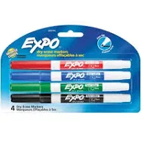 Expo Dry Erase Fine Tip Markers