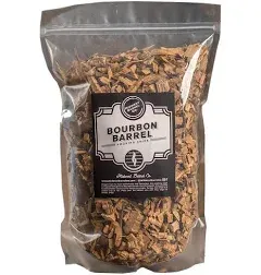 Midwest Barrel Company Genuine Bourbon Barrel BBQ Smoking Wood Chips