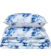 Great Bay Home Floral Reversible Quilt Set with Shams (King, Jacqueline)