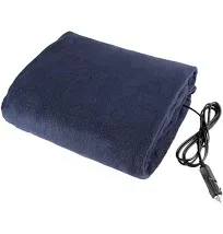 Stalwart Heated Car Blanket – 12-Volt Electric Blanket for Car, Truck, SUV, or