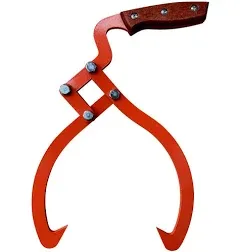 XROPURR Wood Handle 2 Claw Skidding Tongs