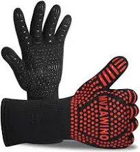 1472°F Extreme Heat, Premium BBQ Gloves, Grilling Gloves with Cut Resistant